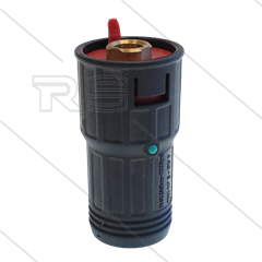 GS3 - drieweg nozzlehouder - 0.060 - 220 Bar - 40 l/min - max 80°C - LD-nozzle 40-200 - 1/4&quot; bi