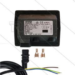 Brandertrafo FIDA Compact 8/10-100-400 - met kabel - Primair: 400V / 0,3A - Secundair: 2 x 4kV