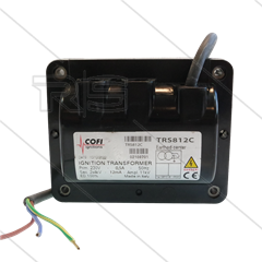 Brandertrafo COFI - TRS812C - Primair: 230V / 0,5A - Secundair: 2 x 4kV / 12mA - ED 100%