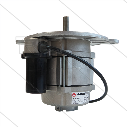 Brandermotor - Tecno.mec - 230V - 200W - rechtsdraaiend - met  flens