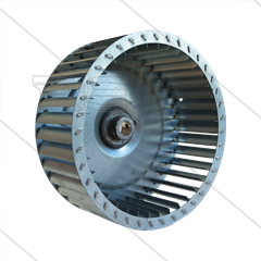 Waaier brandermotor - Ø160mm - H=62mm - linksom - t.b.v. BR750 - 900 - 1000
