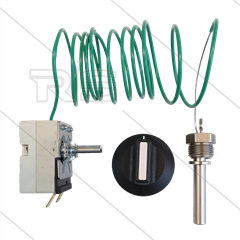 Thermostaat - Type EGO 55.13029.120 - 30 t/m 150°C - Capilair 1520mm - voeler: Ø8mm L=45mm - 3/8&quot; bu