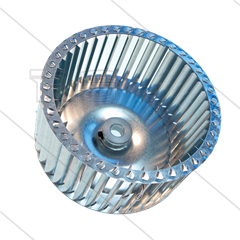 Waaier brandermotor - Ø146mm - H=72,5mm - rechtsom - t.b.v. Tecno.mec