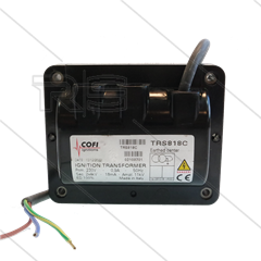 Brandertrafo Tecno.mec - COFI TRS818C - Primair: 230V / 0,9A - Secundair: 2 x 4kV / 18mA