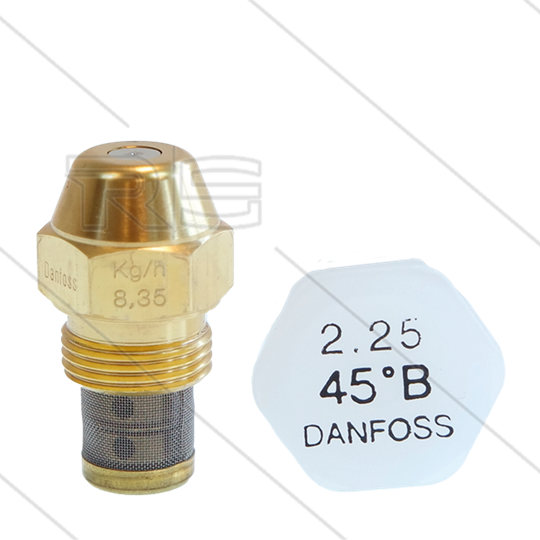 Verstuiver Danfoss 2,25 - 45° B - halfvolle kegel