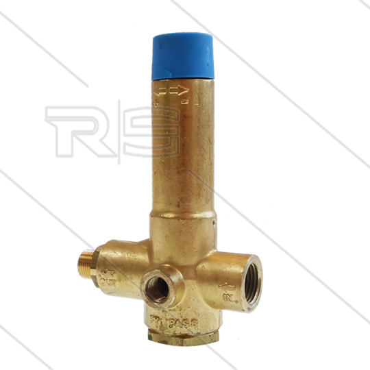 Zeromatic/93 drukregelautomaat - 250 Bar - 40 l/min - In: 1/2&quot; bi - Uit: 3/8&quot; bu - Bypass: 3/8&quot; bi