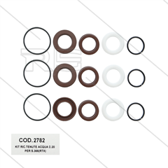 AR kit 2782 - Manchetset Ø20mm voor 3 plunjers - serie 194 + 402