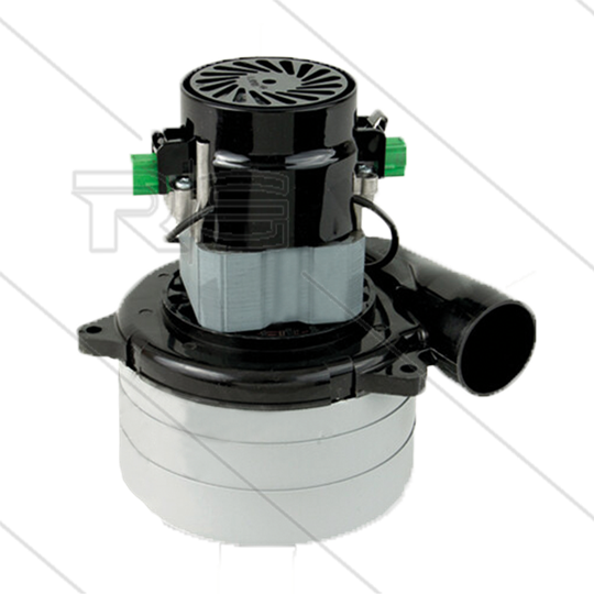 Stofzuigermotor - 640 W - 24V - bouwwijze bypass - met uitblaasmond - TH=199mm - TBH=92mm