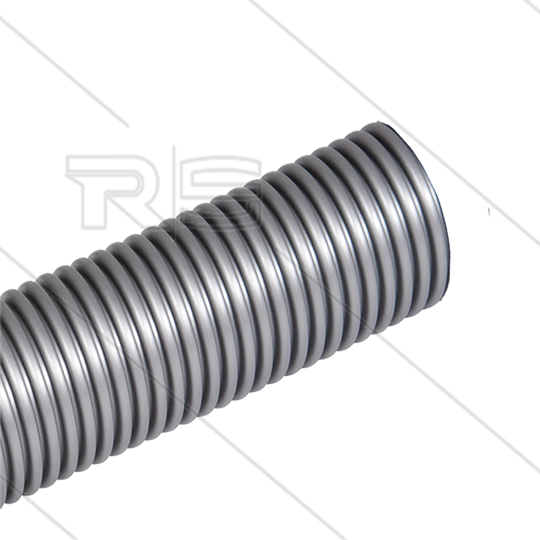 Stofzuigerslang - Binnen Ø32mm - Buiten Ø40mm - zilver - rollengte 20mtr