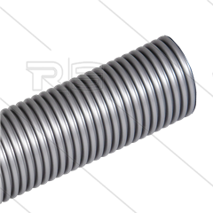 Stofzuigerslang - Binnen Ø38mm - Buiten Ø47mm - zilver - rollengte 30mtr