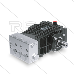 Udor BSC 21/20 S HD-pomp - RVS 316 - 21 l/min - 200 Bar - 1450 tpm - 8,1 kW - max 65°C - As Rechts - serie BS