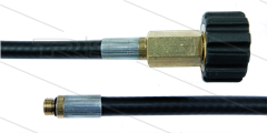 NW6 rioolslang - 25m - 300 Bar - zonder nozzle - M22x1,5 W x 1/8&quot;bu met O-ring - max 100°C