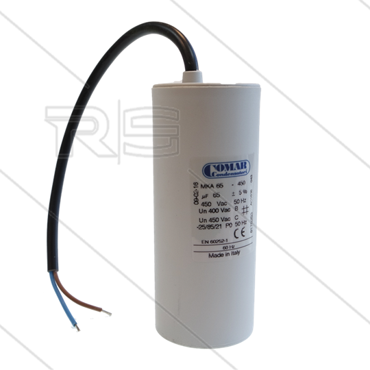 Condensator 65 µF - 2.2 kW - 400V