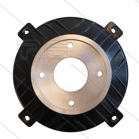 Flens voor 3,0 kW 220V motor - met pasrand inw. Ø90mm - IEC 100 - pomp W99