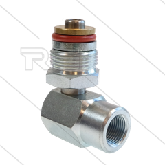 Swivel - haaks - Faicom -  model  A-AL - staal verzinkt - 3/8" bi x 3/4" bu - 400 Bar - max 150°C