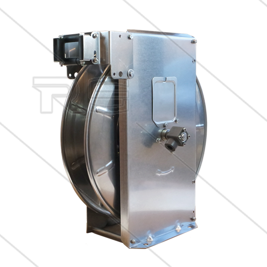 ST30/12e - Haspelautomaat - RVS - max 200 Bar - Slang: 25m 1/2&quot; - 22m 3/4&quot;