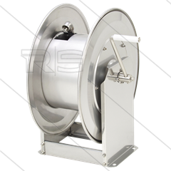 STKi2-20/19 - Haspel - RVS - max 200 Bar - Slang: 3/4" - 20m - Aansluiting: 2 x 3/4" bi - inclusief swivel