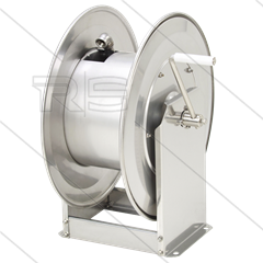 STKi2-20/24 - Haspel - RVS - max 100 Bar - slang: 1" 15m - Aansluiting: 2 x 1" bi - inclusief swivel