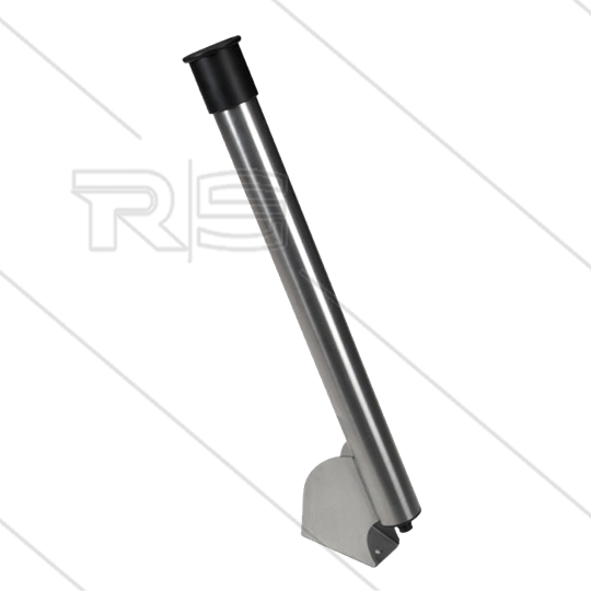 Spuitlanshouder - RVS - vloerbevestiging - L=700mm