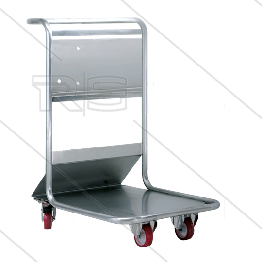 Haspelwagen - VP200 SA - RVS - exclusief haspel - Afmetingen: LxBxH: 800 x 600 x 1100mm