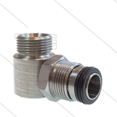 Swivel - haaks - Ramex - RVS303 - 2 x 1" bu - 100 Bar - NW19 - max 100°C - Viton