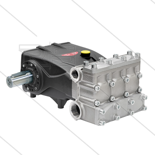 AB80 plunjerpomp - 1x cil. as links - 75 l/min - 60 Bar - 550 tpm - 8,6 kW - As L - serie AB