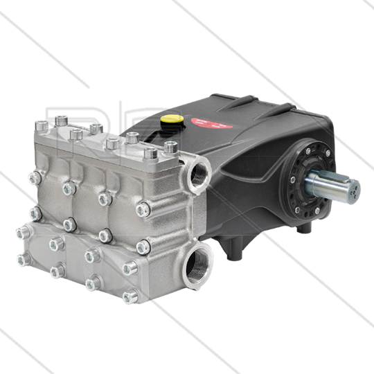 AB120 plunjerpomp - 1x cil. as rechts - 120 l/min - 60 Bar - 550 tpm - 13,8 kW - As R - serie AB