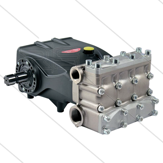 AB180 plunjerpomp - 1 x cil. as links - 180 l/min - 60 Bar - 650 tpm - 20,7 kW - As L - serie AB