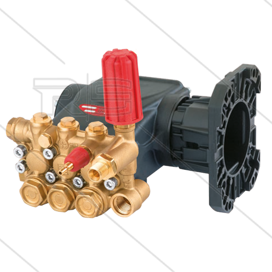 E2E2815CW plunjerpomp - 15 l/min - 275 Bar - 3400 tpm - 7,87 kW - As L - 1" as - serie 58