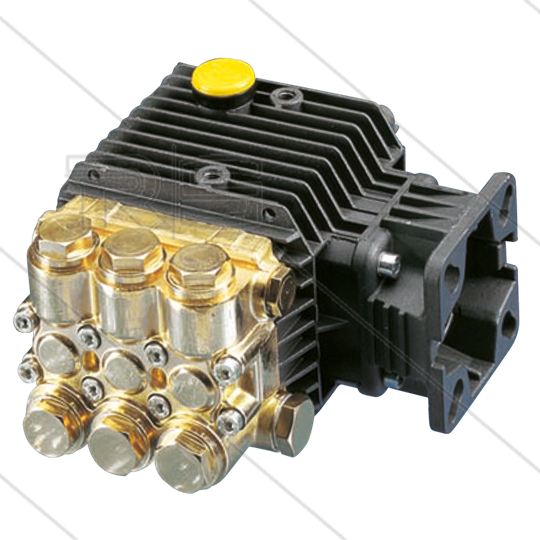 WW907C plunjerpomp - 10,6 l/min - 55 Bar - 3400 tpm - 1,10 kW -  flens benzinemotor SAE J 609-A