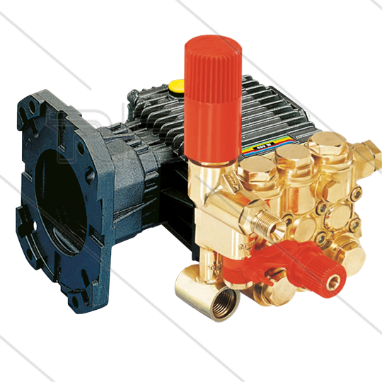 WW960CSV plunjerpomp - 13,2 l/min - 172 Bar - 3400 tpm - 4,04 kW - As L - serie 44 - 1" as