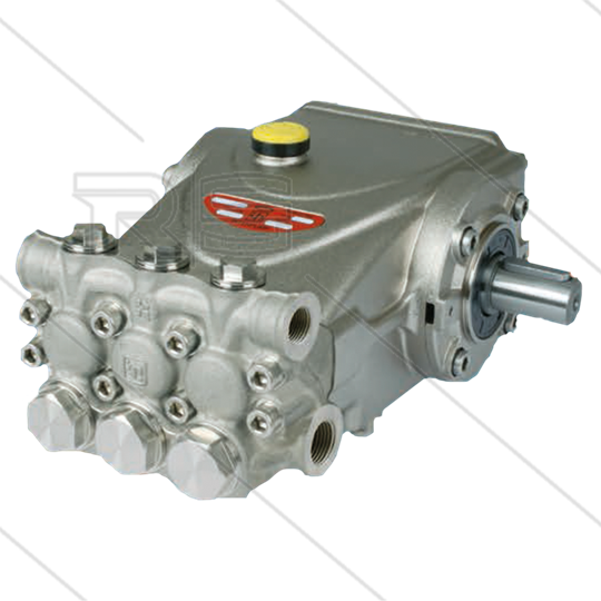 SS3B2013 plunjerpomp - RVS - 13 l/min - 200 Bar - 1450 tpm - 4,97 kW - max 85°C - As R - serie 59