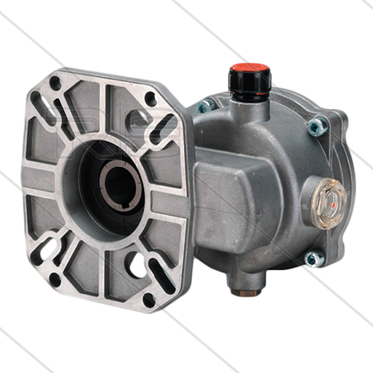 B24 - reductiekast - pompserie: 47(VHT) - 59(E3) - 66(VHT-SS) - 2.176:1 - 13 tot 17 kW - 1 1/8&quot; as