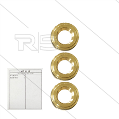 Kit 10 - Set messing ringen + O-ringen Ø20mm (3x) - Serie 47 + 48
