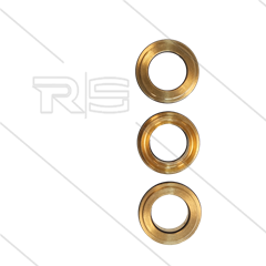 Kit 14 - Set messing ringen + O-ringen Ø22mm (3x) - Serie 47 + 48