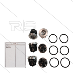 Kit 43 - Kleppenset (6x) -  Ø32mm - serie 69 + 69HT