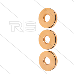 Kit 57 - Set Messing ringen + O-ringen Ø20mm (3x) - Serie 69