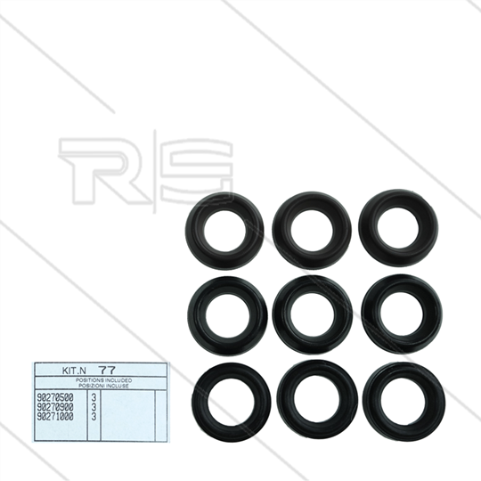 Kit 77 - Manchetset Ø20mmvoor 3 plunjers