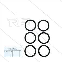 Kit 129 - Set topringen Ø18mm (6x) - Serie 44