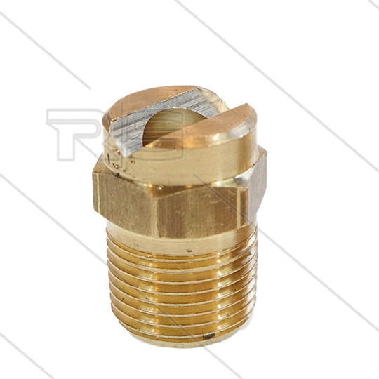 Chemicaliën nozzle - 3/8&quot; bu - 50.120 - messing