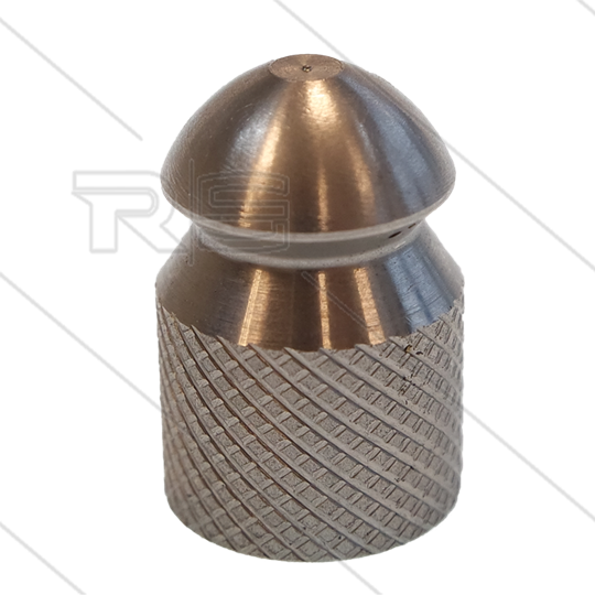 Rioolnozzle - 0.040 - 3 x 0.70 - 1/4&quot; bi - RVS