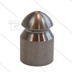 Rioolnozzle - 0.100 - 4 x 0.95 - 1/4&quot; bi - RVS