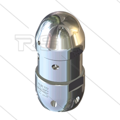 RR-TS50 - Rioolnozzle - 0.500 - 6 x 1,50 mm + 2 x 1,00mm + 2 x 1,50mm - 300 Bar - max 160°C - 1&quot;bi