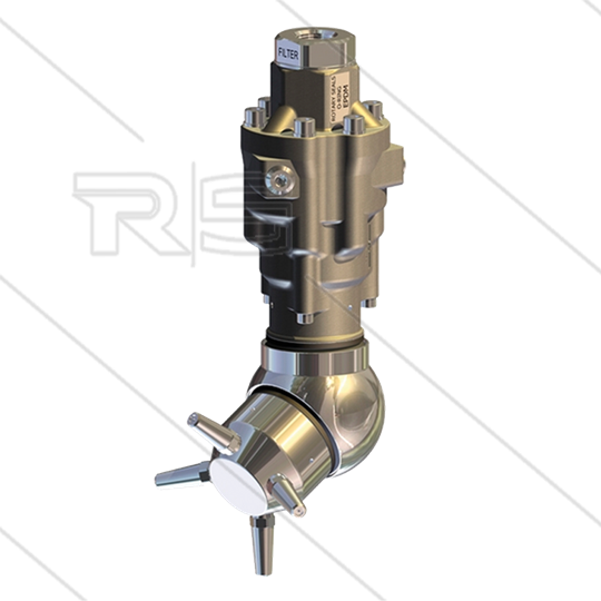 A80RF - sector tankreiniger - RVS303 - 30 tot 140 Bar - 85 tot 120 l/min - 9,0 mm injectors