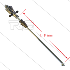 MI63 - watergedreven vatreiniger - Ø50mm - 140 Bar - 15 tot 21 l/min - 2,0mm injectors