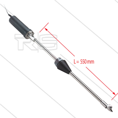 M21E - vatreiniger - 220 Bar - 21 l/min - Buislengte: 550mm - aansluitspanning 230V - Motor 12V