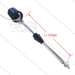 M63E - vatreiniger - Ø50mm - 140 Bar - 15 tot 50 l/min - Buislengte: 915mm - spanning: 24V AC