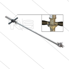 M85PA - vatreiniger pneumatisch - 30 tot 160 Bar - 20 tot 80 l/min - Buislengte: 915mm