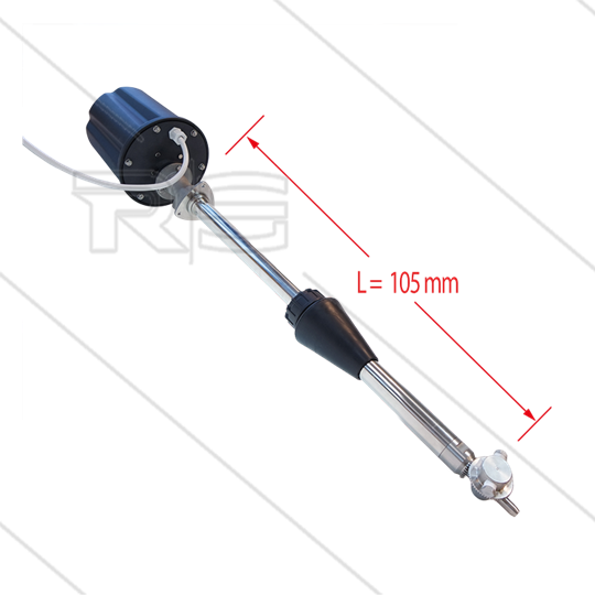 M63E - vatreiniger - Ø50mm - 140 Bar - 15 tot 50 l/min - Buislengte: 105mm - spanning: 24V AC