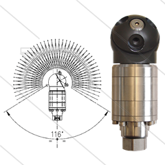 A42-R2 - tankreiniger - 40 tot 140 Bar - 20 tot 25 l/min - exclusief nozzles - nozzle type: 3 x 1/8&quot;